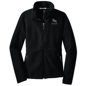 Women’s Full Zip Fleece Jacket - Moose Vermont Embroidery